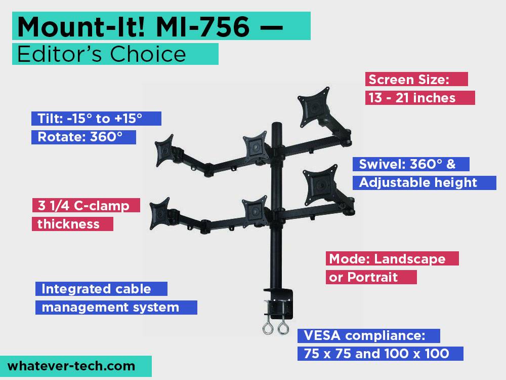 Mount-It! MI-756 Review, Pros and Cons. Check our Editor’s Choice 2018