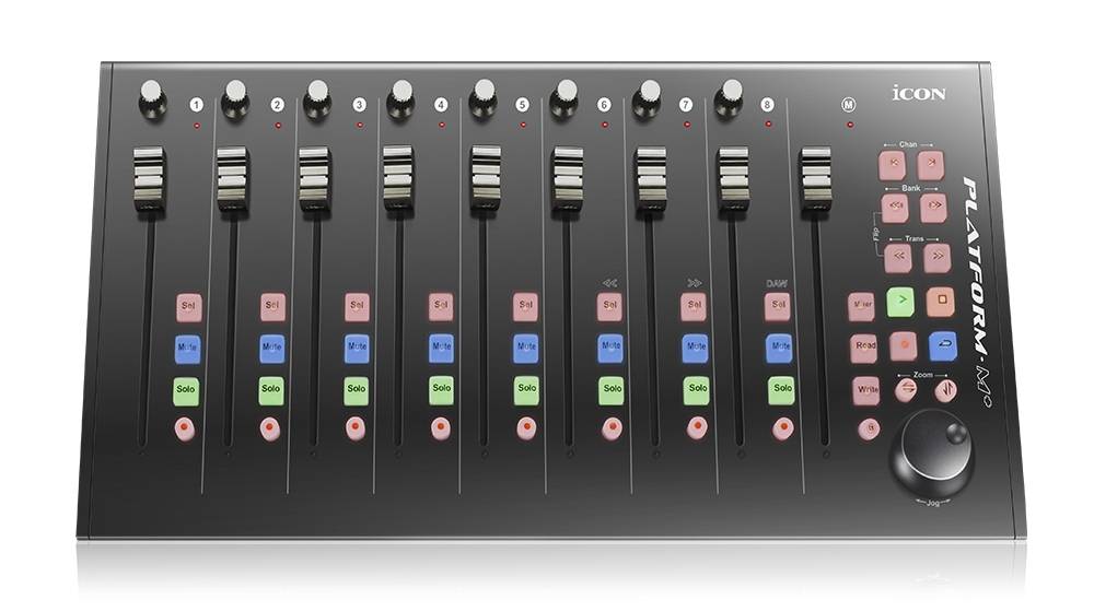 Icon Pro Audio ICOC-PLATFORMMM+ has the 9 different faders