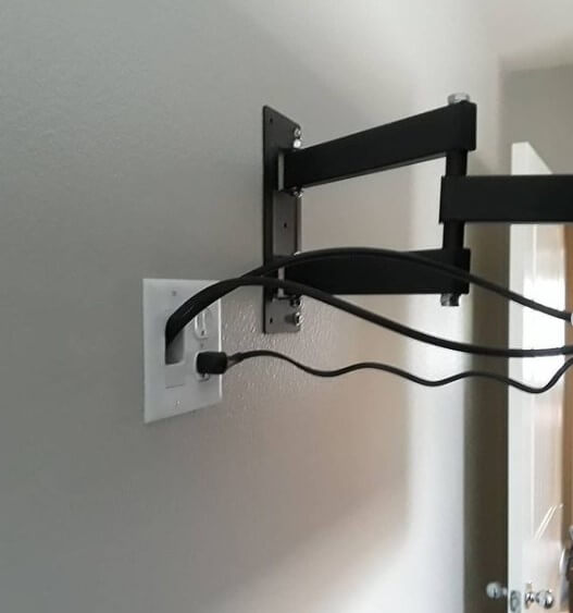 Install the in-wall cord system