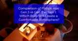 Comparison of Philips Hue Gen 4 vs Gen 3 vs Gen 2 vs Gen 1: Which Bulb Will Create a Comfortable Atmosphere?
